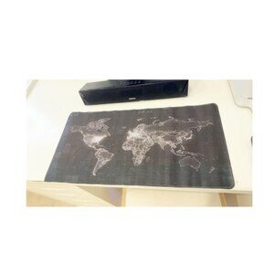 Non-Slip Extended Mouse Pad for Office/Gaming - Vintage World Map Design
